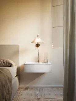 Mesita de noche de pared Carlo