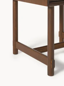 Mesita de noche de roble con cajón Diana