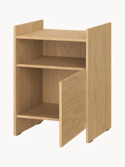 Mesita de noche Toopt - roble