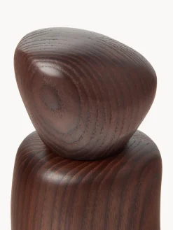Molinillo de especias de madera de fresno Pebble