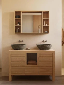 Mueble de baño de pared con espejo Parana