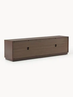 Mueble TV de madera con frente tapizado Wisp