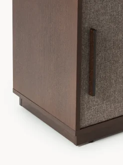 Mueble TV de madera con frente tapizado Wisp