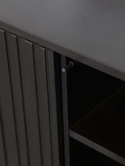 Mueble TV de madera de pino Avourio, 2 puertas