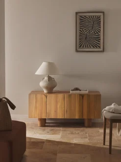 Mueble TV de madera de roble Cadi