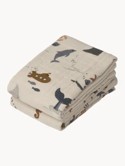 Muselinas para bebé de algodón ecológico Lewis, 2 uds.