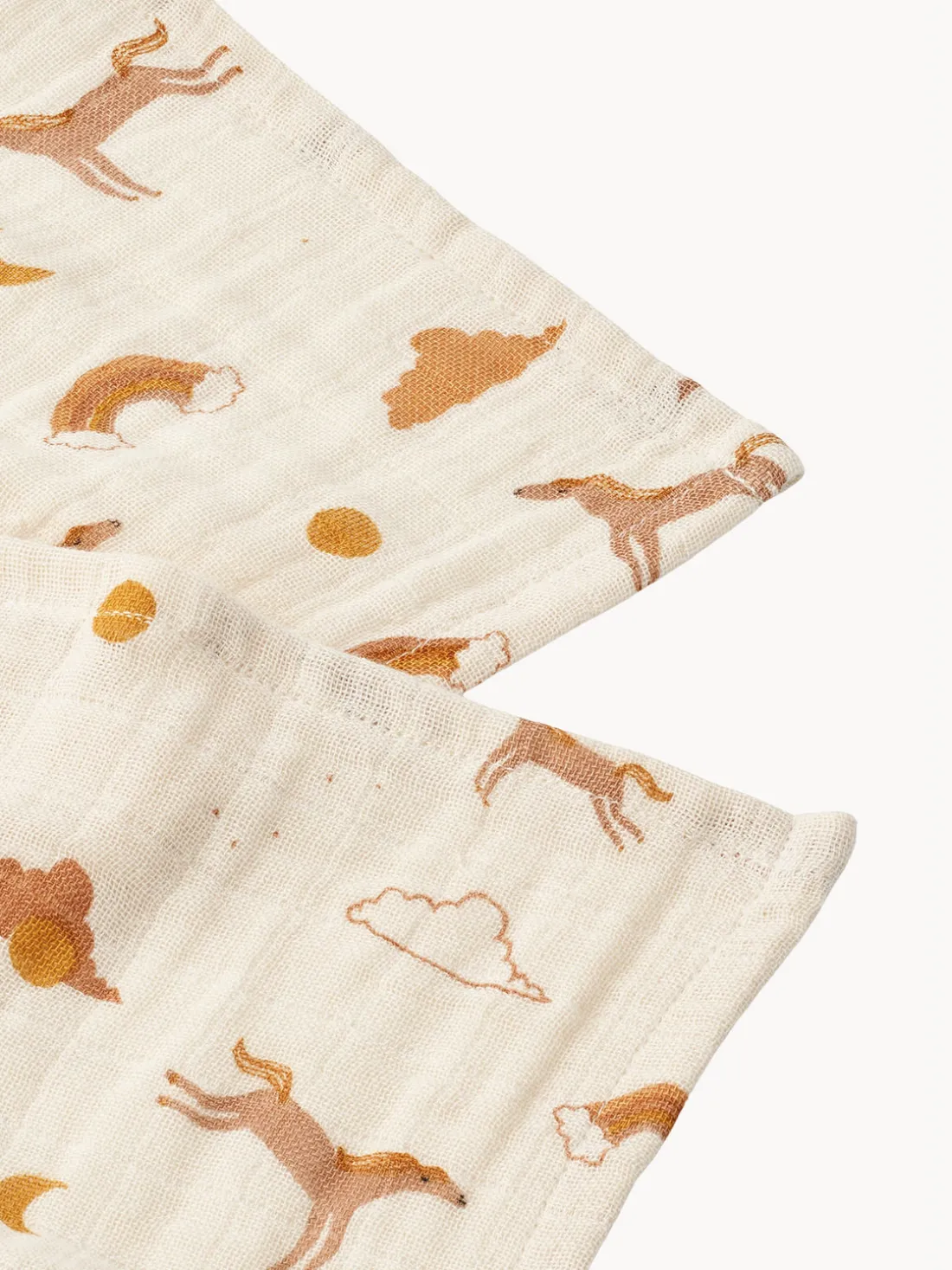 Muselinas para bebé de algodón ecológico Lewis, 2 uds.