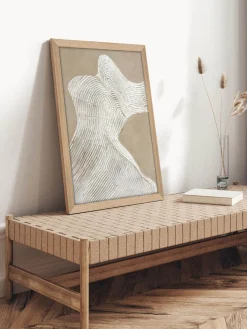 Nordic Art / Raw shape 3 / 30x40 CM / Marco de roble