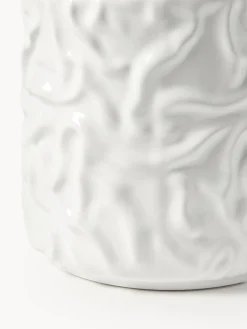 Olla mediana Swoon - Blanco brillante