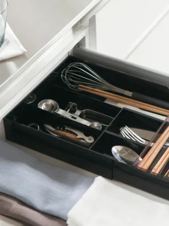 Organizador de cubiertos de cocina extensible Tower