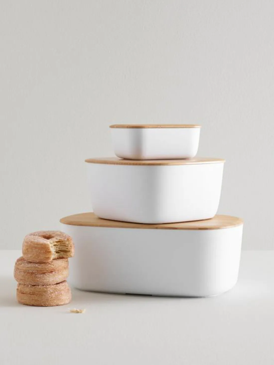 Panera con tapadera de bambú Box-It