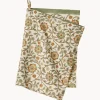 Paño de cocina artesanal con estampado floral Lulu