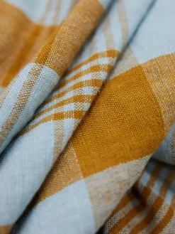 Paño de cocina artesanal de lino Vida