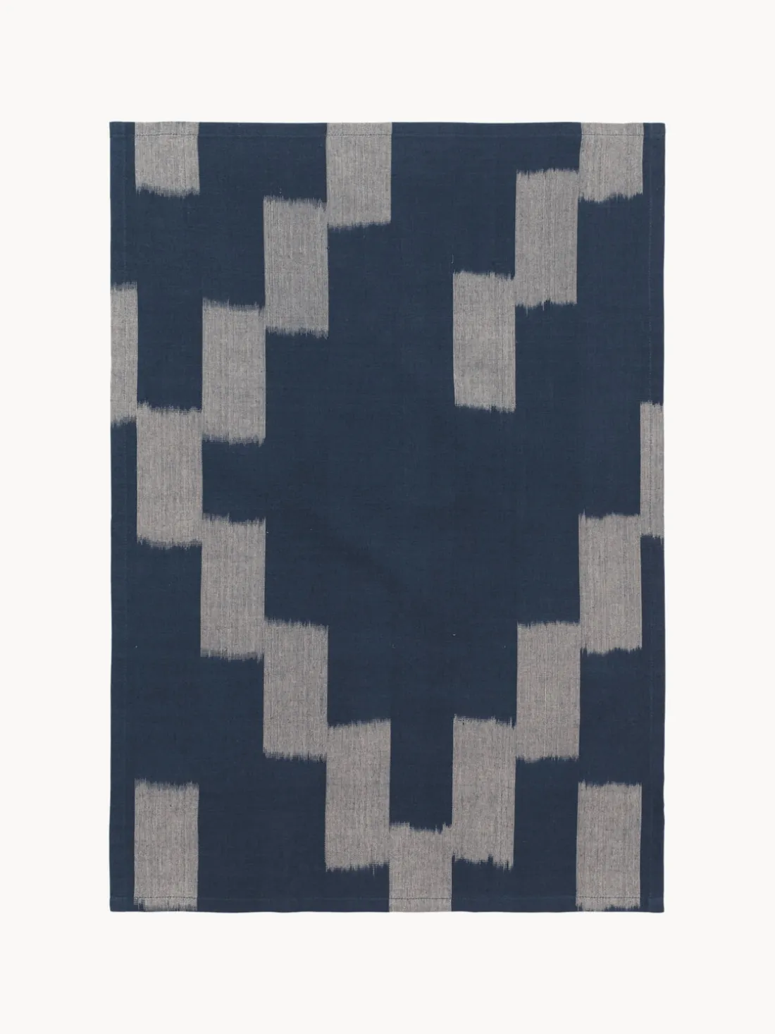 Paño de cocina de algodón artesanal Ikat