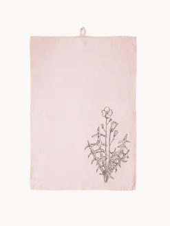 Paño de cocina de lino artesanal Rocket