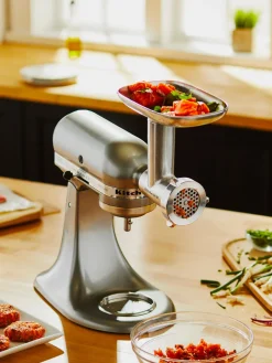 Picadora de metal con embutidora Kitchenaid