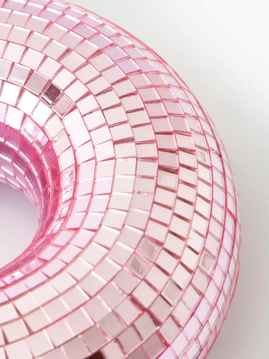 Pieza decorativa brillante Disco Donut