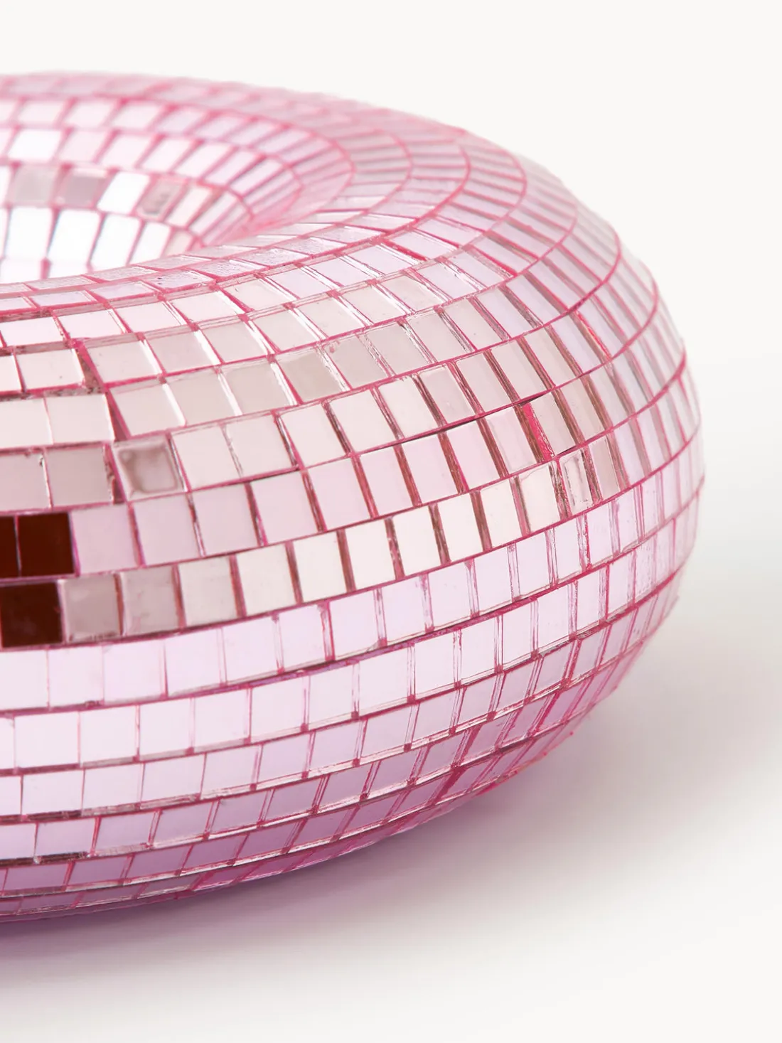 Pieza decorativa brillante Disco Donut