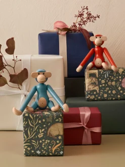 Pieza decorativa de madera de haya Monkey Mini