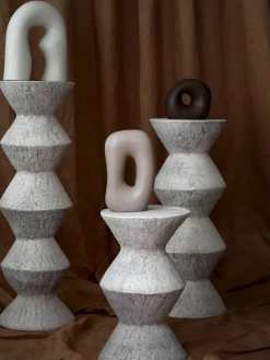 Piezas decorativas de gres Alenda, 3 uds.