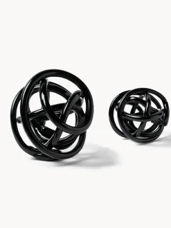 Piezas decorativas de vidrio Nola, 2 uds.