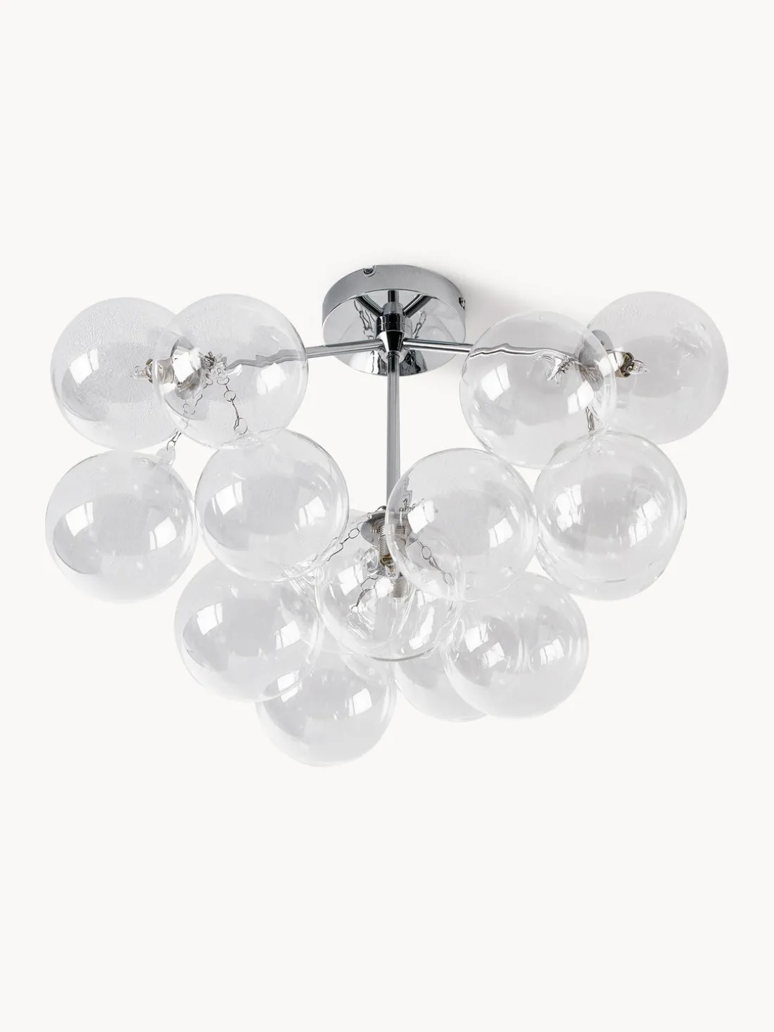 Plafón con pantallas esfericas Bubbles