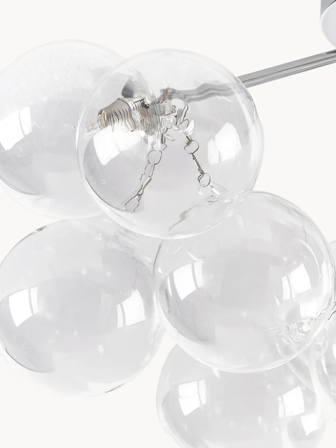 Plafón con pantallas esfericas Bubbles