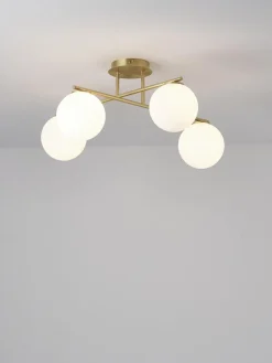 Plafón de vidrio opalino Atlanta