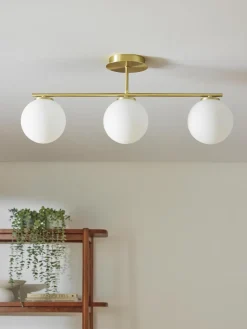 Plafón de vidrio opalino Atlanta