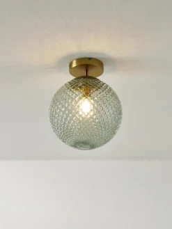 Plafón pequeño de vidrio Lorna