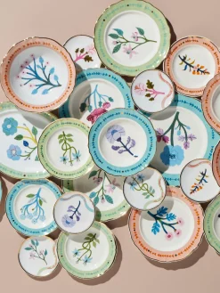 Plato artesanal de porcelana Alpine