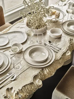 Plato de porcelana con esmalte reactivo Zuma, 2 uds.