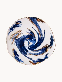 Plato llano de porcelana Classic On Acid