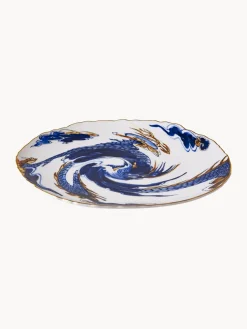 Plato llano de porcelana Classic On Acid