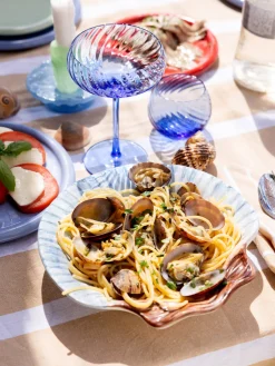 Plato llano pintado a mano Armona