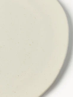 Plato postre de cerámica Flow