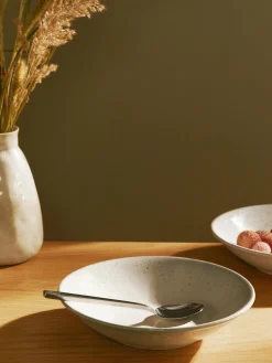 Platos hondos artesanales Nordic Sand, 4 uds.