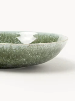 Platos hondos artesanales de forma orgánica Macey, 4 uds.