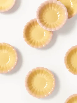 Platos hondos artesanales Marguerite, 4 uds.