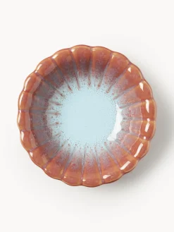 Platos hondos artesanales Marguerite, 4 uds.