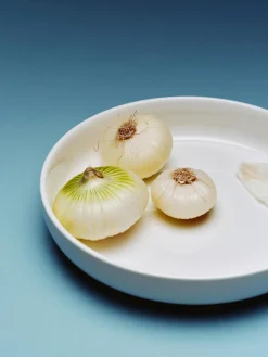 Platos hondos de porcelana Nessa, 4 uds.