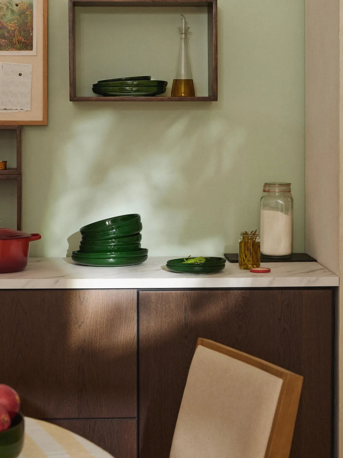 Platos hondos de porcelana Nessa, 4 uds.