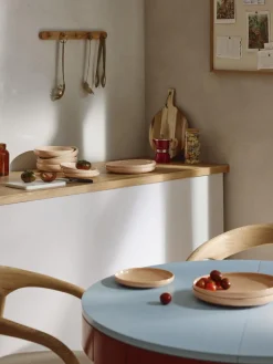 Platos hondos de porcelana Nessa, 4 uds.