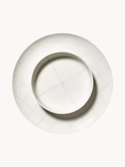 Platos hondos de porcelana con esmalte reactivo Zuma, 2 uds.