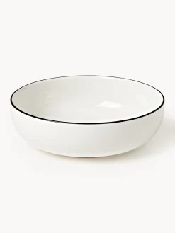 Platos hondos pequeños de porcelana Facile (2 uds.)