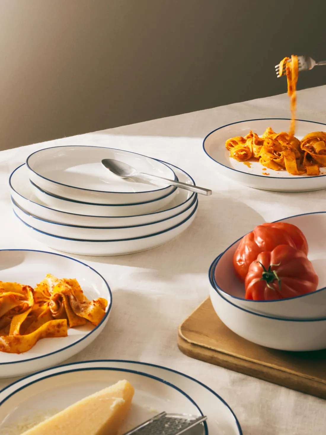 Platos hondos pequeños de porcelana Facile, 2 uds.