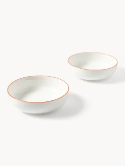 Platos hondos pequeños de porcelana Facile, 2 uds.
