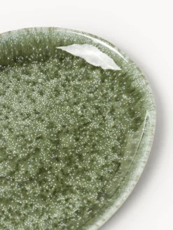 Platos llanos artesanales con forma orgánica Macey, 4 uds.