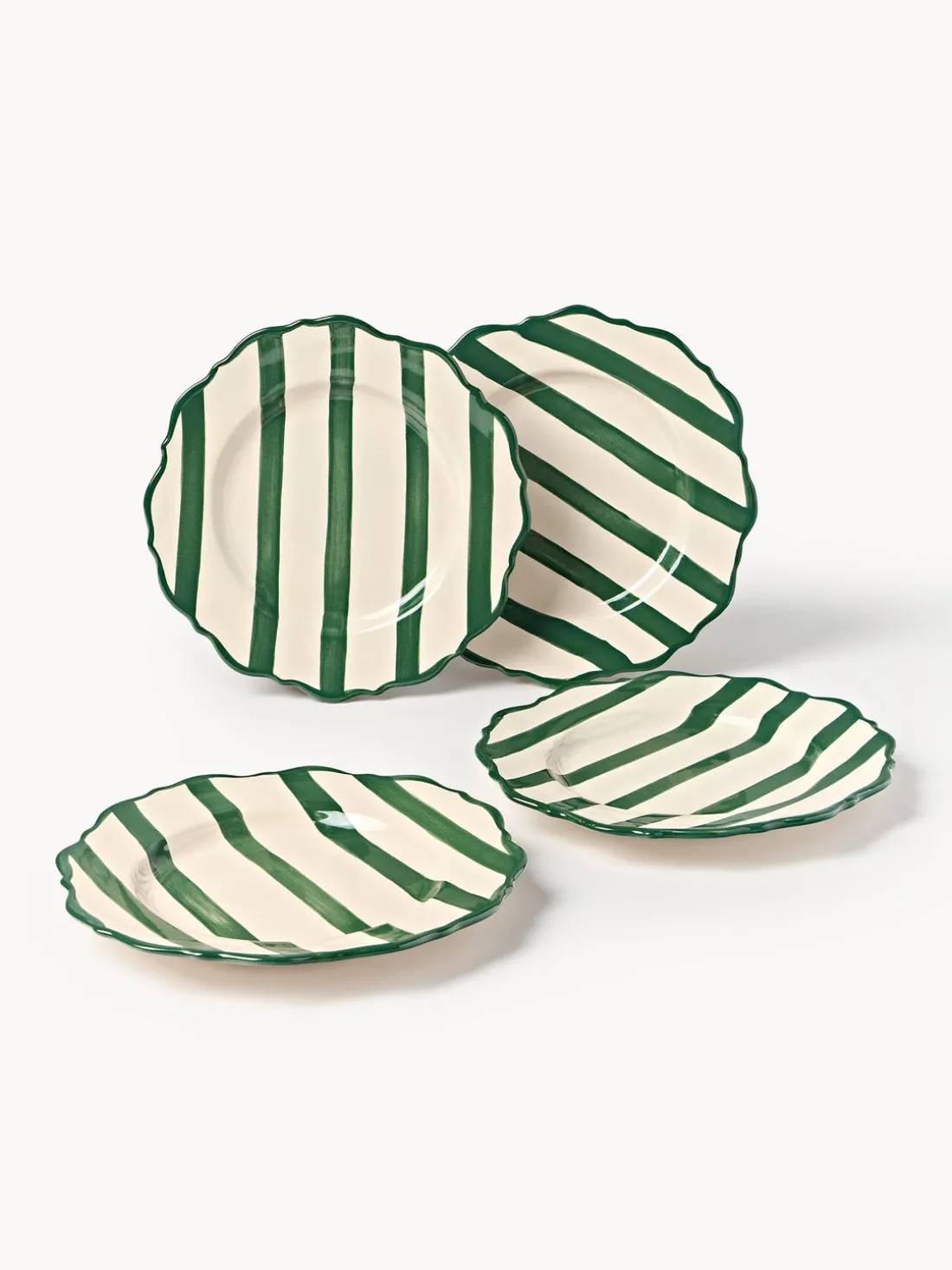 Platos llanos artesanales Donald, 4 uds.