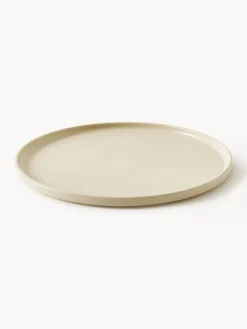 Platos llanos artesanales Lowri, 4 uds.